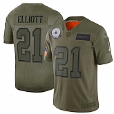Nike Cowboys 21 Ezekiel Elliott 2019 Olive Salute To Service Limited Jersey Dyin,baseball caps,new era cap wholesale,wholesale hats